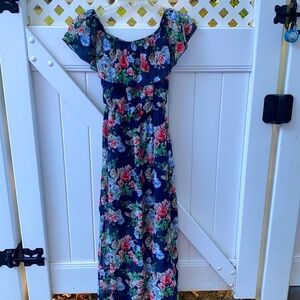 Bailey blue dress size: S with slit on left side